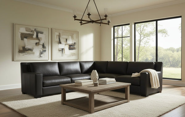 Nelson Contemporary Three Piece Sectional (As Configured)