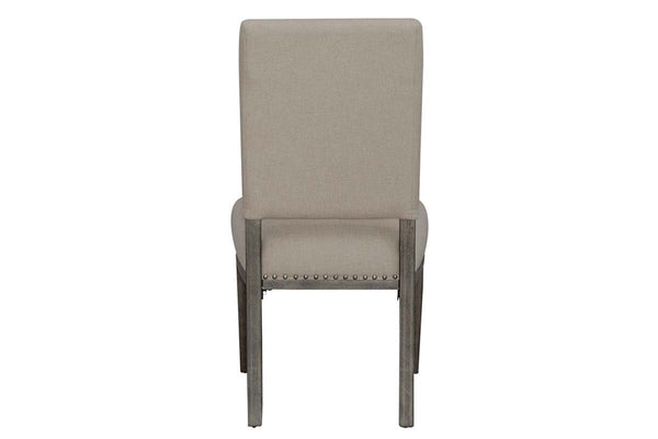 Valencia 9-Piece Havana Brown Rectangular Pedestal Dining Set With Upholstered Armchairs