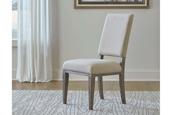 Valencia 7-Piece Havana Brown Rectangular Pedestal Dining Table Set