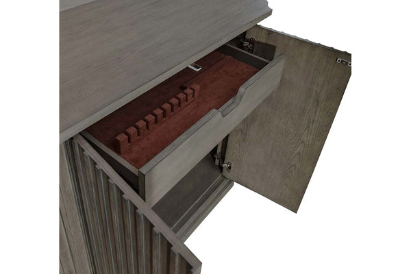 Valencia Havana Brown Slatted Style Dining Storage Buffet