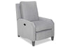 Image of Vale Transitional Power Fabric Recliner Chair With Inset Track Arms
