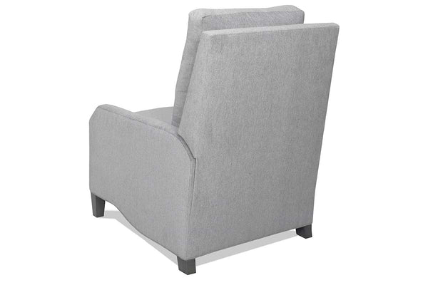Vale Transitional Power Fabric Recliner Chair With Inset Track Arms