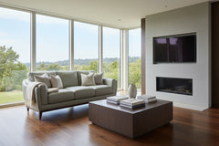 Verne Modern Leather Pillow Back Furniture Collection
