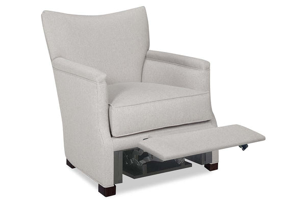 Vienna Tight Back Narrow Track Arm Fabric "Hybrid" Chair With Power Footrest
