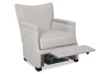 Image of Vienna Tight Back Narrow Track Arm Fabric "Hybrid" Chair With Power Footrest