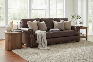 Vincent 90 Inch Square Track Arm Pillow Back Sofa