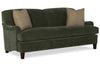 Image of Violet 77 Inch 8-Way Hand Tied Tight Back English Arm Fabric Studio Sofa With Bench Seat