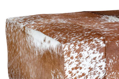 Walker Hair On Hide 45" Inch Square Leather Ottoman