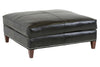 Image of Ward Square Contemporary Extra Large Leather Cocktail Ottoman