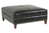 Image of Ward Square Contemporary Extra Large Leather Cocktail Ottoman