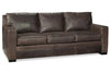 Image of Wellington Leather Track-Arm Pillow-Back Sofa Collection