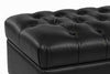 Image of Westminster 65 Inch Leather Bench Ottoman