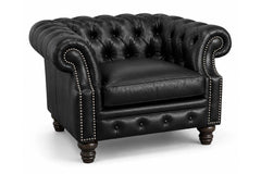 Westminster Leather Tufted Chair