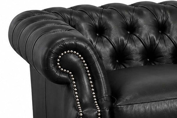 Westminster Leather Tufted Chair