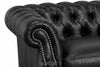 Image of Westminster Leather Tufted Chair