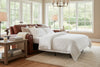 Weston 85 Inch Leather Queen Sleeper Couch w/ Contrasting Nailhead Trim