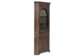 Wexford Satin Cherry Storage Dining Corner Cabinet