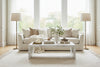 Ely 97 Inch "Quick Ship" Fabric Upholstered 2 Cushion Sofa