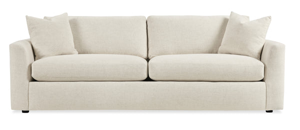 Ely 97 Inch "Quick Ship" Fabric Upholstered 2 Cushion Sofa