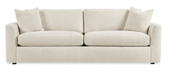 Ely 97 Inch "Quick Ship" Fabric Upholstered 2 Cushion Sofa
