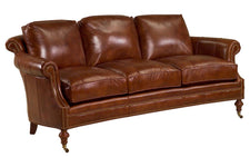 Wilson 89 Inch Conversational Leather Sofa