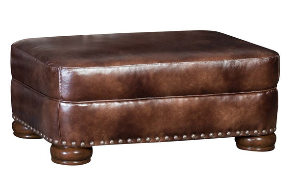 Winfield Oversized Pillow Back Sofa Group With Nail Trim