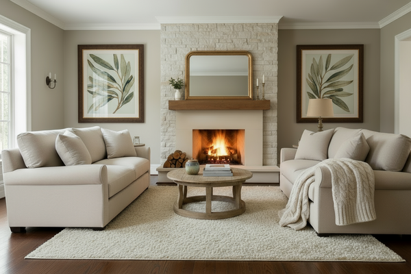 Winona II 88 Inch Fabric Roll Arm Sofa