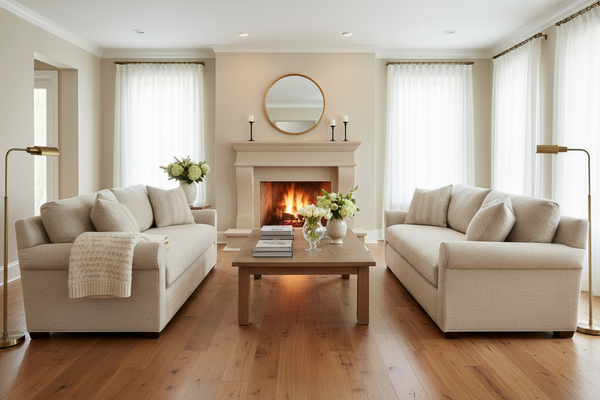 Winona I 88 Inch Fabric Single Bench Seat Roll Arm Sofa