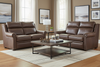 Image of Winston Bustle Back Traditional Leather Reclining Furniture Collection
