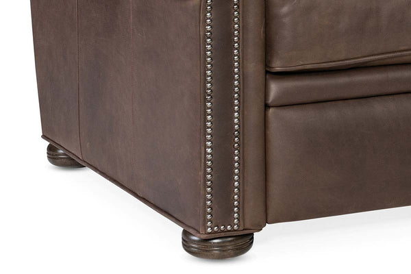 Winston Bustle Back Traditional Leather Reclining Furniture Collection