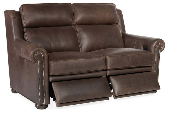 Winston Bustle Back Traditional Leather Reclining Furniture Collection