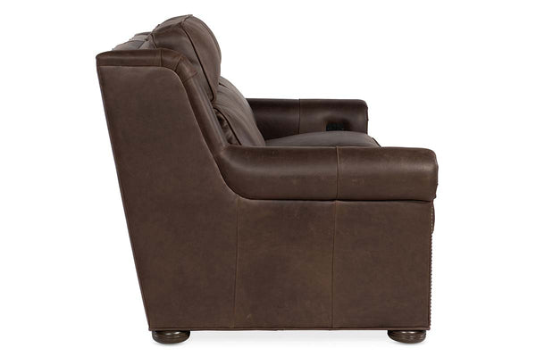Winston Bustle Back Traditional Leather Reclining Furniture Collection