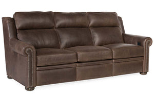 Winston Bustle Back Traditional Leather Reclining Furniture Collection