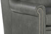 Image of Winston Leather Power SWIVEL Bustle Back Living Room Reclining Chair