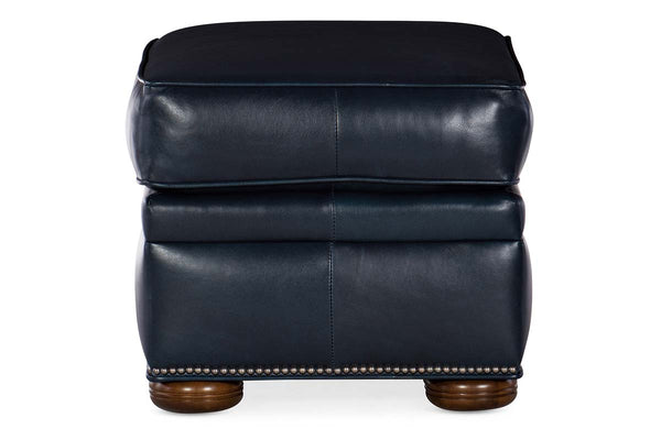 Winston Traditional Leather Ottoman