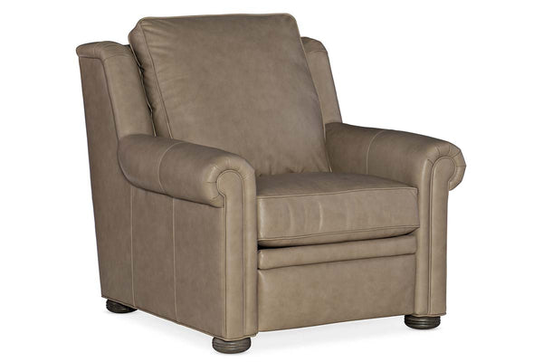 Winston Single Back Traditional Leather Reclining Furniture Collection