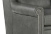 Image of Winston Leather Power SWIVEL Pillow Back Living Room Reclining Chair