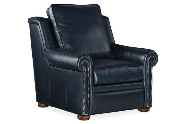 Winston Leather Power "WALL HUGGER" Pillow Back Living Room Reclining Chair