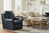 Image of Winston Single Back Traditional Leather Reclining Furniture Collection