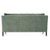 Image of Marjorie 71 Inch "Quick Ship" Single Bench Seat Sage Green Velvet Apartment Sofa