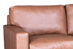 Wyatt 103 Inch Grand Scale Contemporary Deep Seat Leather Sofa