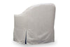 Image of Xena "Quick Ship" Slipcovered Swivel Accent Chair - OUT OF STOCK UNTIL 1/31/2024