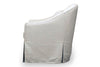 Image of Xena "Quick Ship" Slipcovered Swivel Accent Chair - OUT OF STOCK UNTIL 1/31/2024