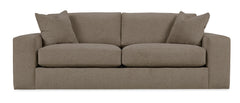 Aria 97 Inch "Quick Ship" Fabric Upholstered 2 Cushion Sofa