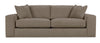 Aria 97 Inch "Quick Ship" Fabric Upholstered 2 Cushion Sofa