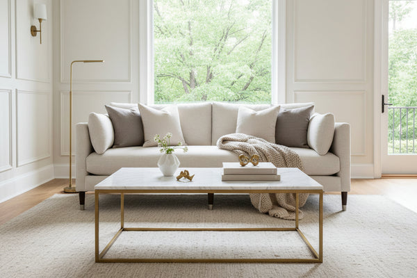 York 90 Inch Single Bench Seat Sofa