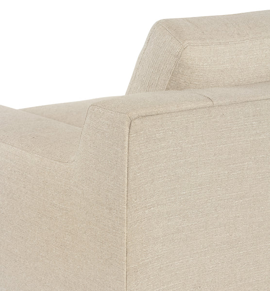 Elin 97 Inch "Quick Ship" Fabric Upholstered 2 Cushion Sofa