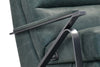 Image of Zander Lake Dual Power "Quick Ship" Leather Modern Recliner