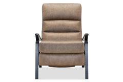 Zander Mushroom Dual Power "Quick Ship" Leather Modern Recliner