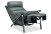 Image of Zander Lake Dual Power "Quick Ship" Leather Modern Recliner